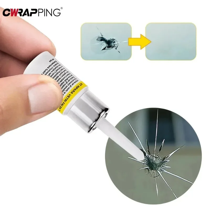 Car Glass Repair Window Cracks Gone Kit Remove Scratch Windscreen Crack Recovery Set Automobile Truck Motorcycles Broken Repair