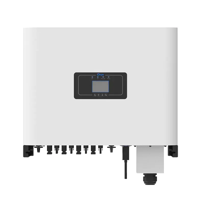 Deye 20kw 25kw 30kw Op Raster Drie Fase String Solar Inverter Lage Spanning Batterij Breed Uitgangsspanning