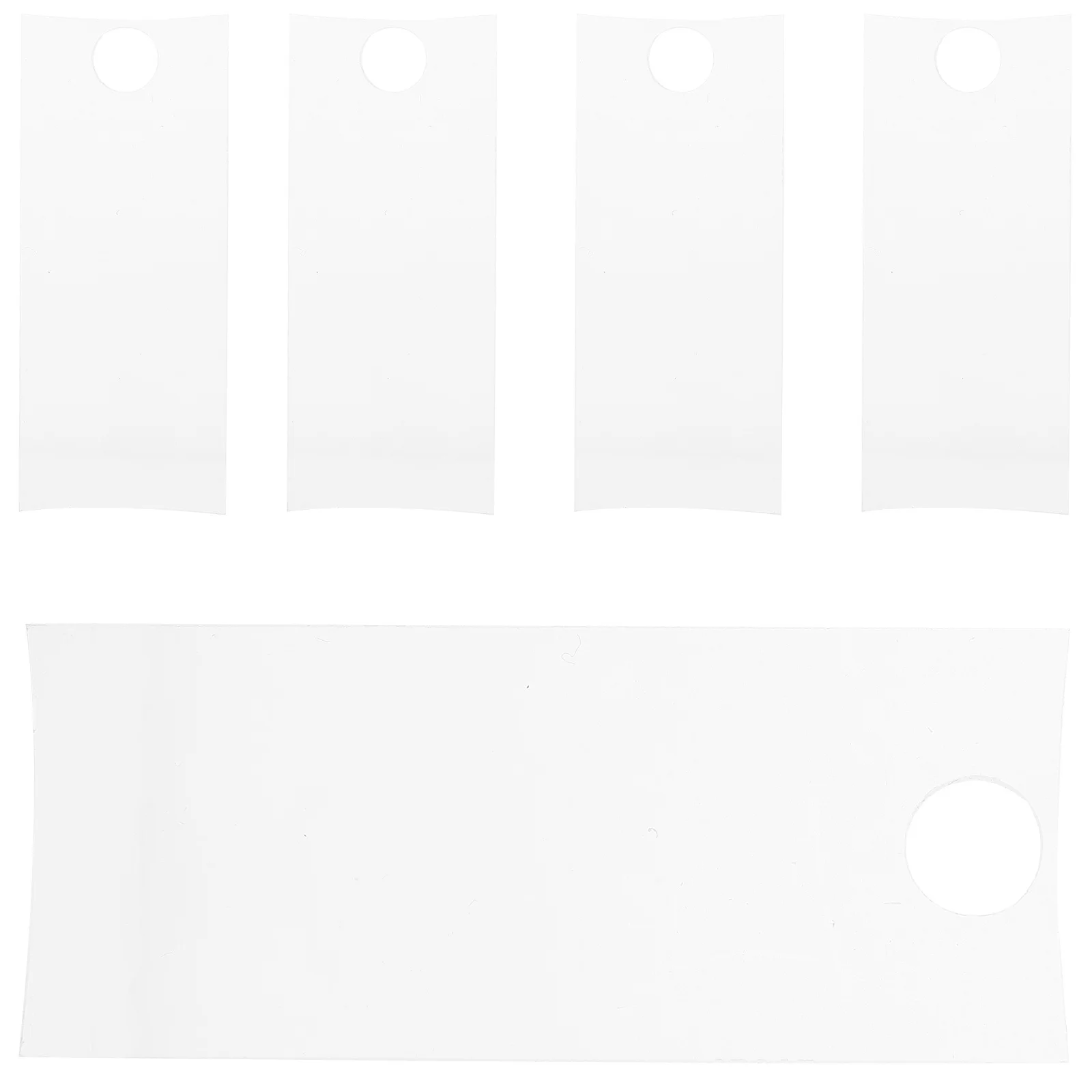 5pcs Blank Name Badges For Tumbler Cup Acrylic Sublimation Blanks Durable Name Tags For School Office Hotel Staff Use Office