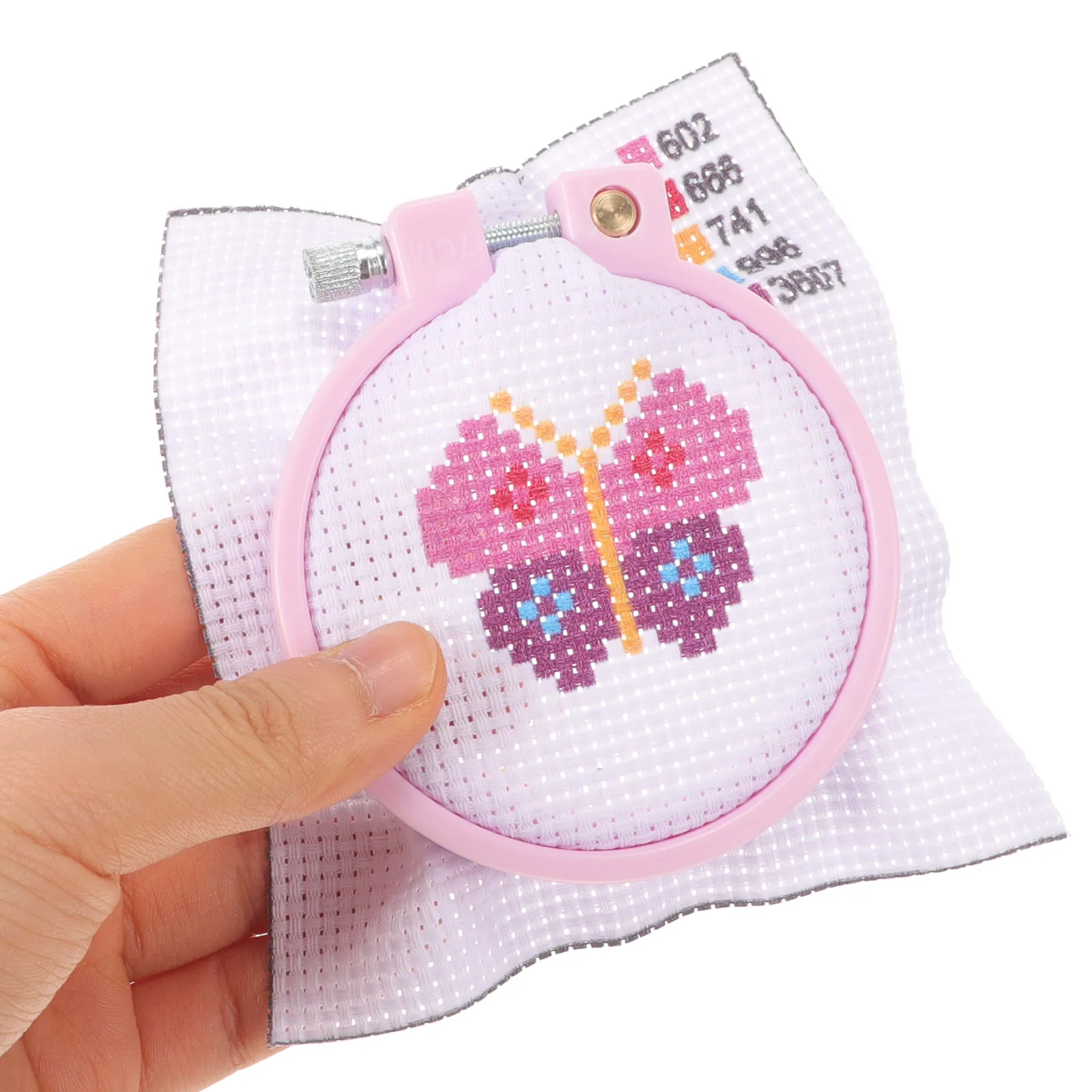 1Set Printed Cross Stitch Embroidery Kit Beginner DIY Handicraft Cross Stitch Stamped Kits for Adults Home Decoration Craft