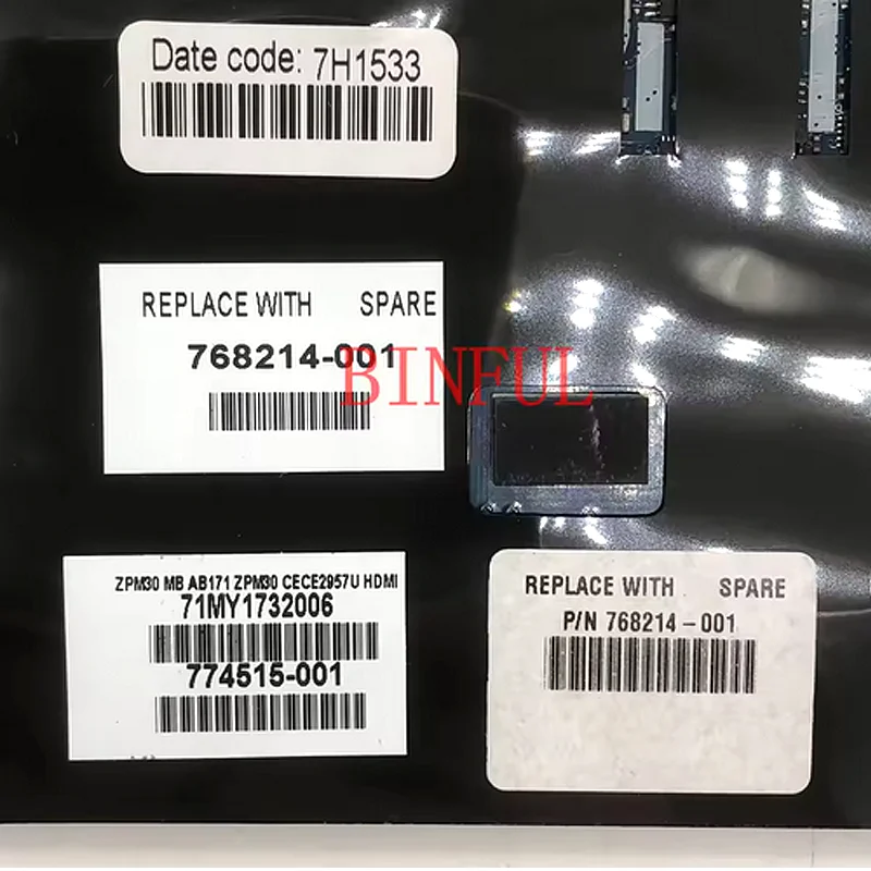 

774515-001 798060-601 LA-B171P для ноутбука HP ProBook 430 G2, материнская плата с процессором i3 i5 i7 4-го 5-го поколения, 100% полностью протестировано