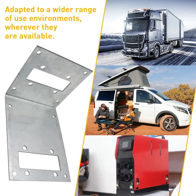 Parking Heater Mounting Bracket L-Shaped Base Mount Bracket Mount Plate Floor Plate Replaces for Eberspacher Webasto