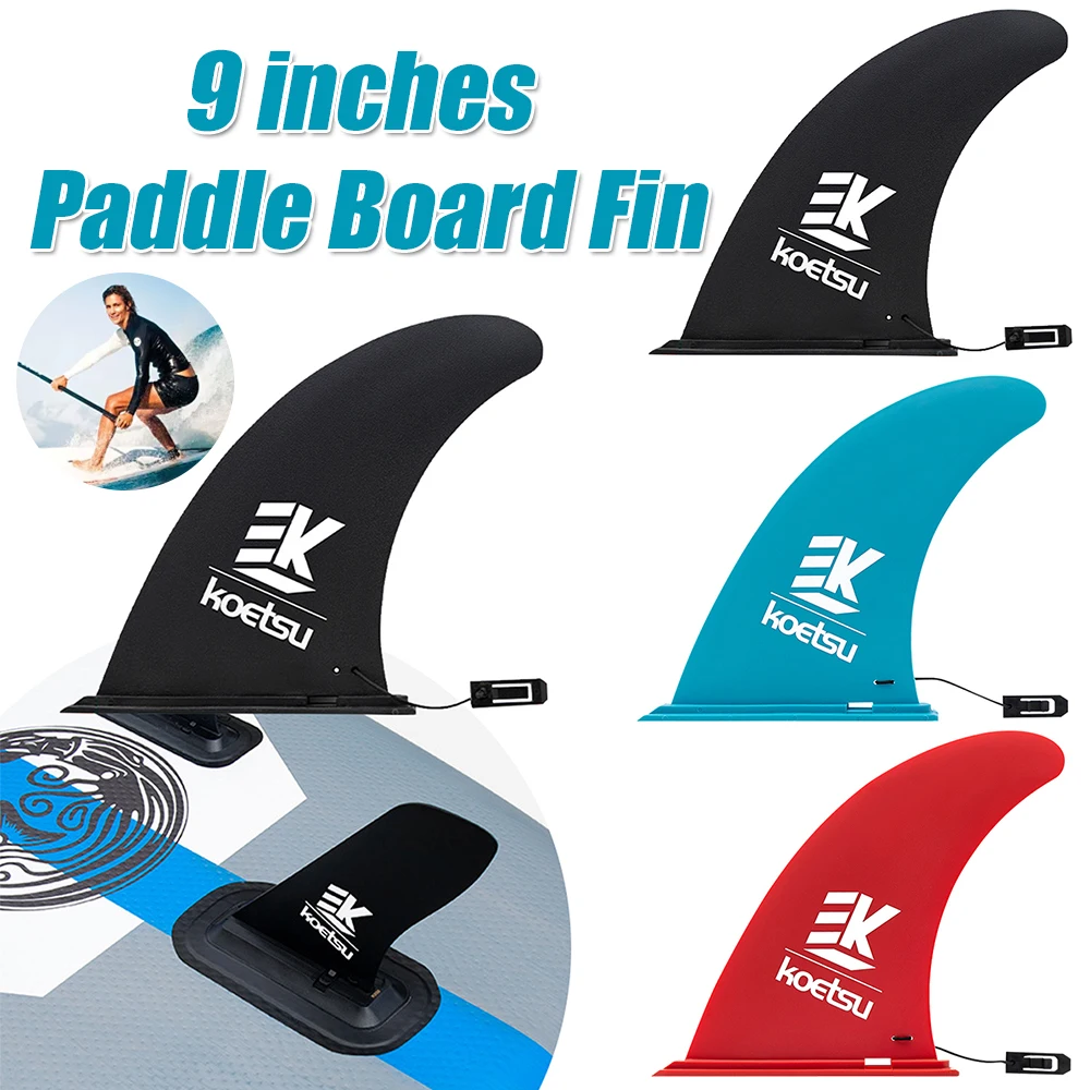 Paddleboard-Finne, Ersatzfinne für Stand-Up-Paddleboards, verbessert die Stabilität, Surfbrett-Finne, einzelne Mittelfinne für Anfänger und Profis