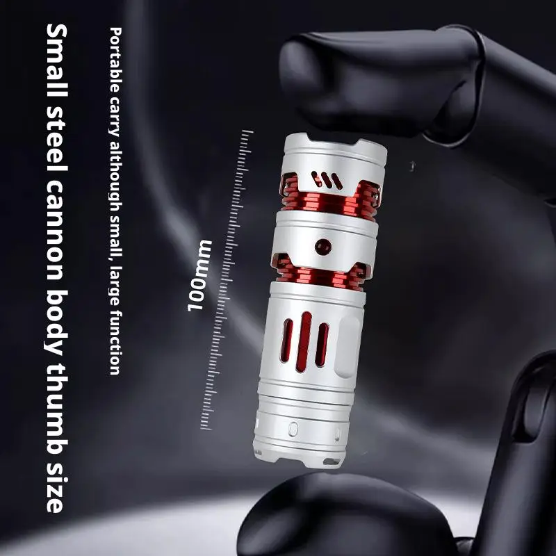 Mini EDC Flashlight Rechargeable Pocket Torch Light Outdoor Camping Fishing Hiking Self Defense Emergency Keychain Flashlights image 4