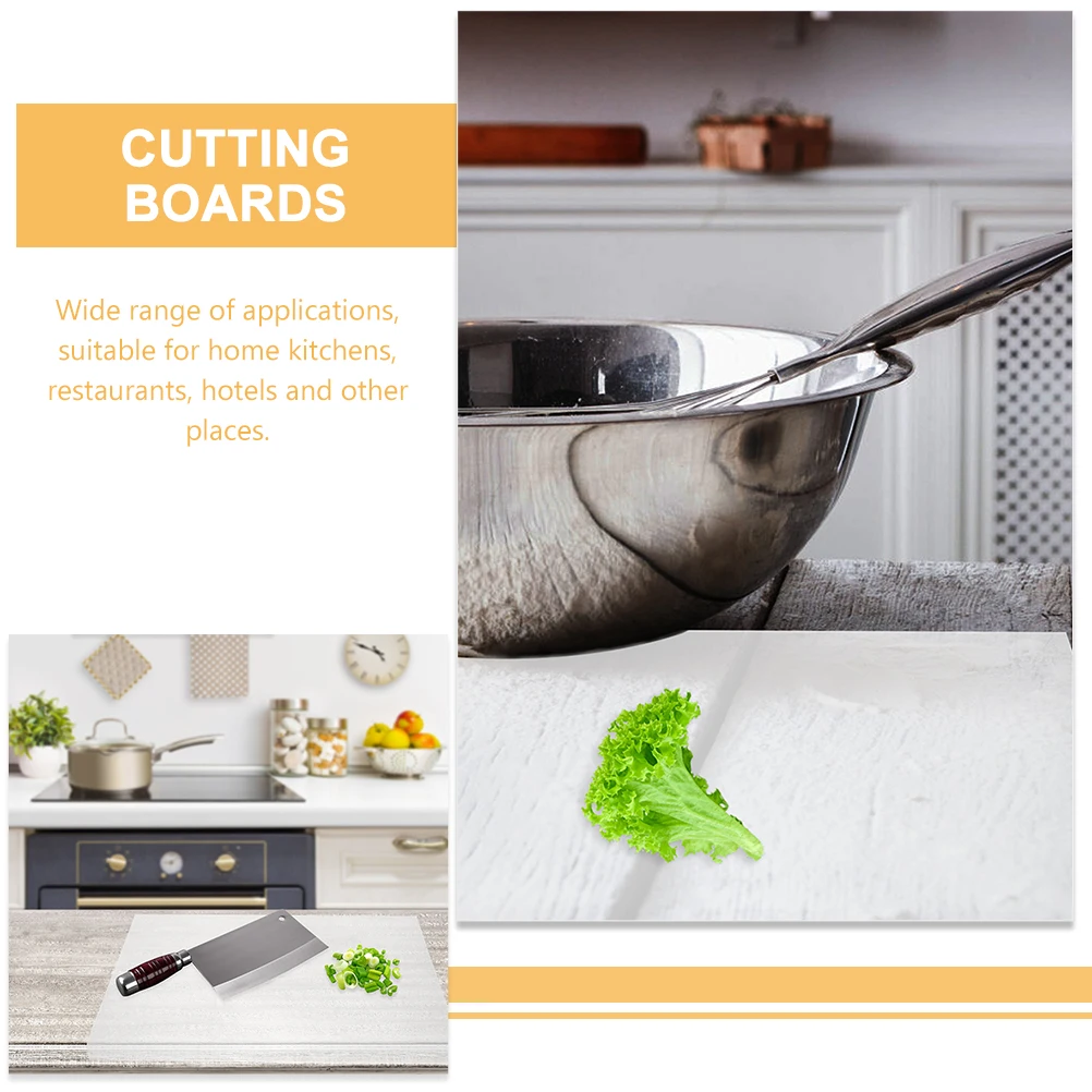 

Acrylic Cutting Board 45x40x3cm Large Small Kitchen Chopping Boards Transparent Anti Slip Reusable Grade