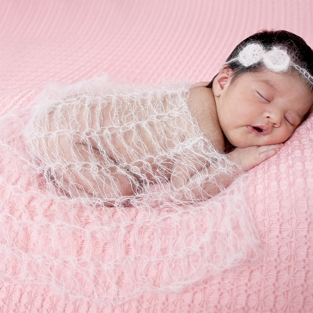 Don & Judy sandaran foto bayi, alat peraga fotografi bayi baru lahir, bungkus 60x30cm elastis buatan tangan untuk bayi laki-laki dan perempuan, lapisan latar belakang keranjang