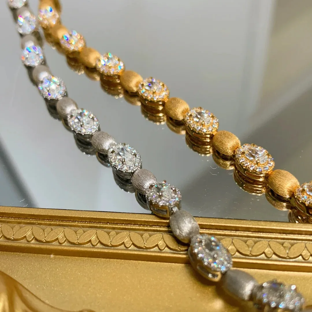 French vintage sparkling zircon adjustable bracelet for women classic hand chain