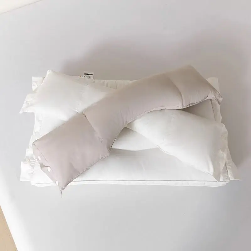 2025 new cotton removable triple functional pillow to protect the cervical spine and help sleeping single pillow core
