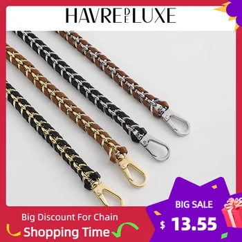 Deri Delikli Zincir Aksesuar Çantası Çapraz vücut Zinciri Omuz Çantası Askısı Dönüşüm Çanta Zinciri