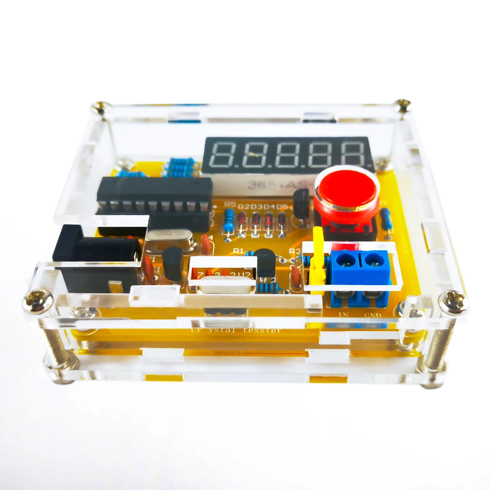 DIY Frequency Measurement Kit 1Hz-50MHz Frequency Meter Welding Practice DIY Electronic Kit High Precision Digital Tube Display