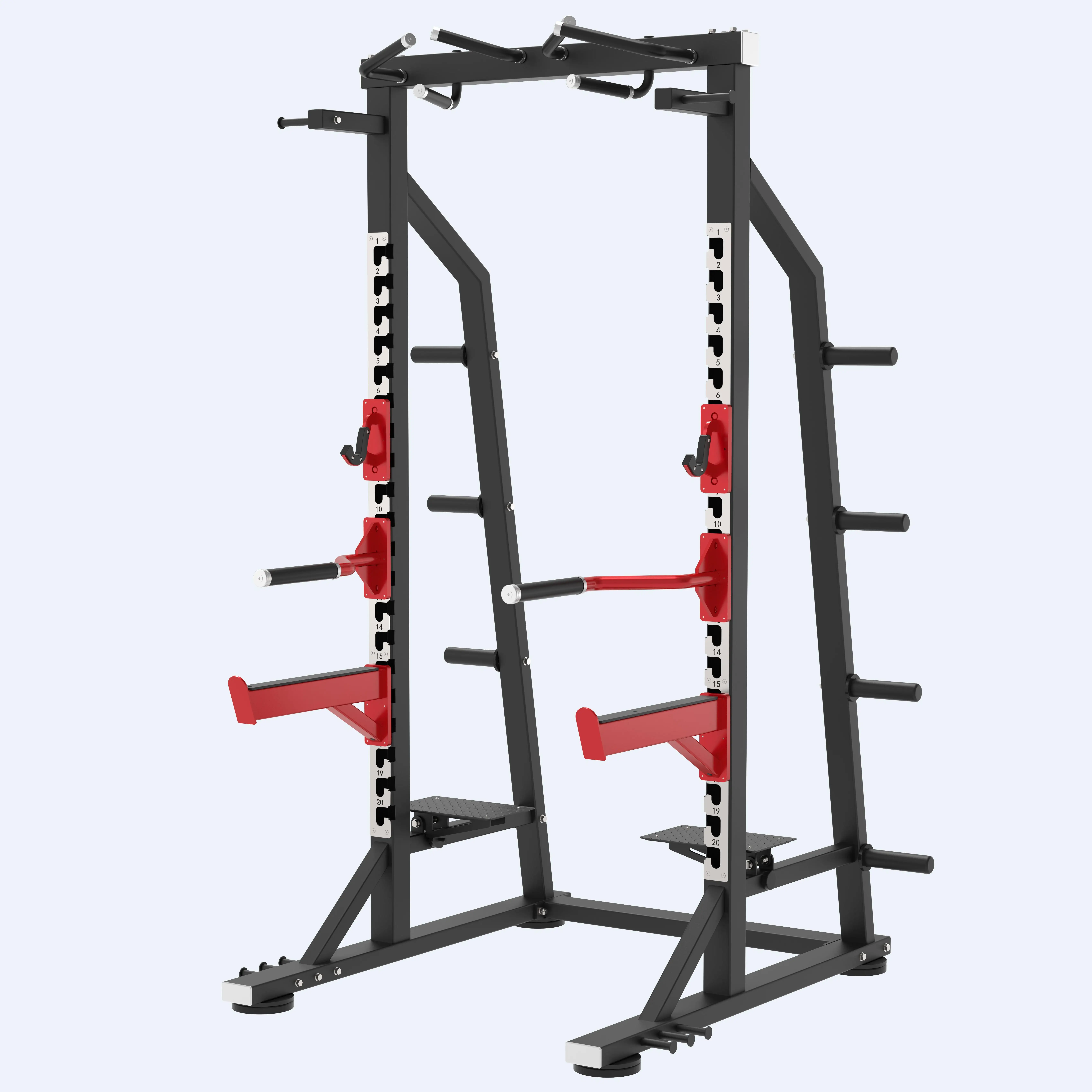 

Assurance Plate Loaded Machine Sport Gym Equipment Half Rack for Training 2