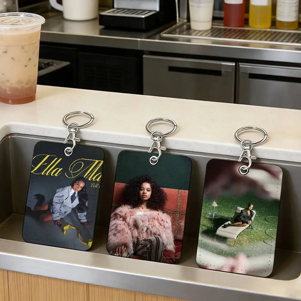 

Держатель для карт Singer Ella Mai Do You Still Love Me для ежедневных поездок, проездных билетов, защита для карт доступа, подходит для ежедневного использования.