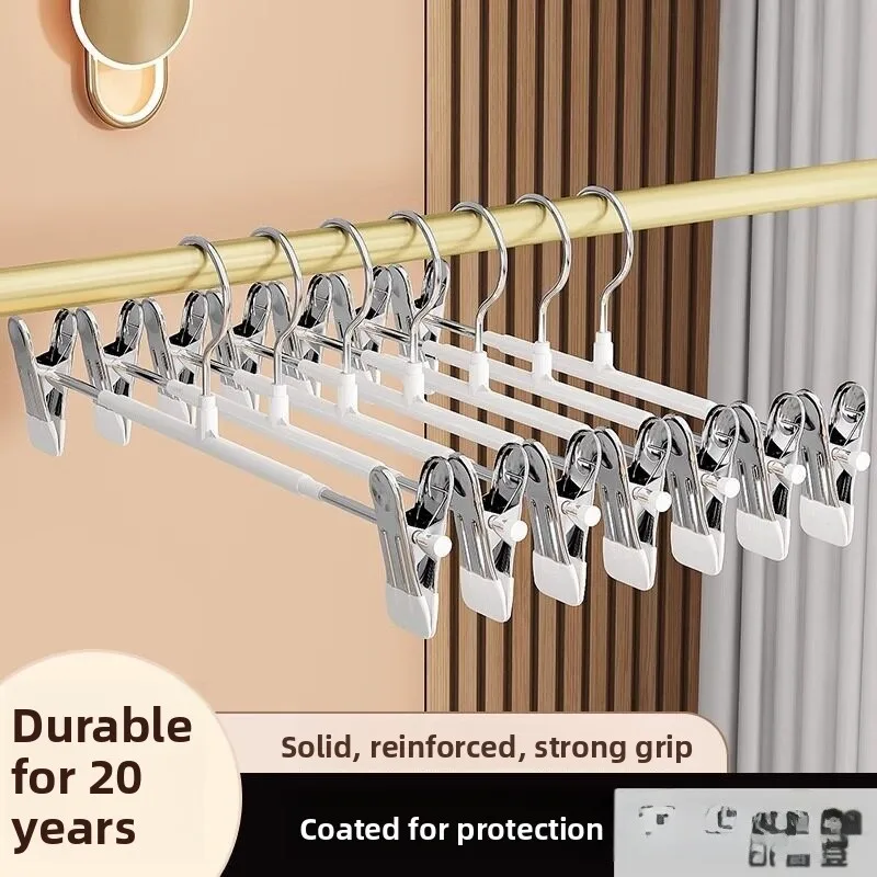 no-trace-anti-slip-stainless-steel-pants-hanger-clips-special-for-hanging-pants-home-wardrobe-storage-and-drying-clothes