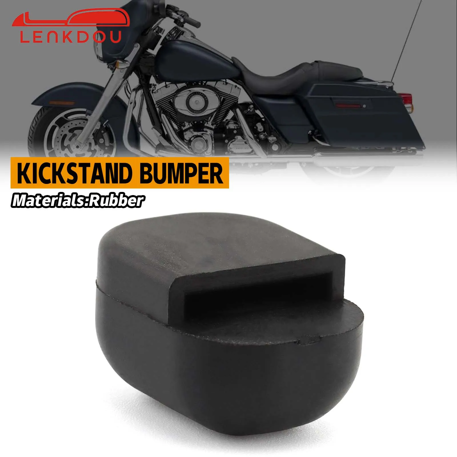 Motorcycle Black Rubber Kickstand Bumper For Harley Touring Road Electra Street Glide Road King CVO 2001-2006 OEM 50245-99A