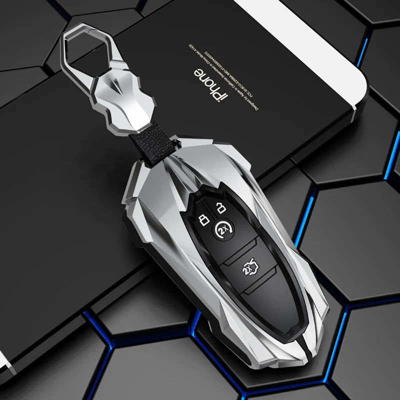 Car Key Cover Case for Ford Fusion Mondeo Mustang F-150 Explorer Edge 2015 2016 2017 2018 Car Styling Key Protection Keychain