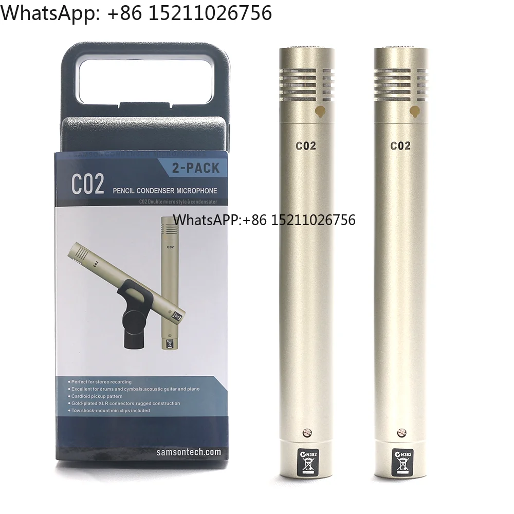 

Top Quality C02 C 02 Suspension Pencil Shockproof Clip Dynamic Pc Wired Gaming Computer Microphone for Drum Musical Instrument