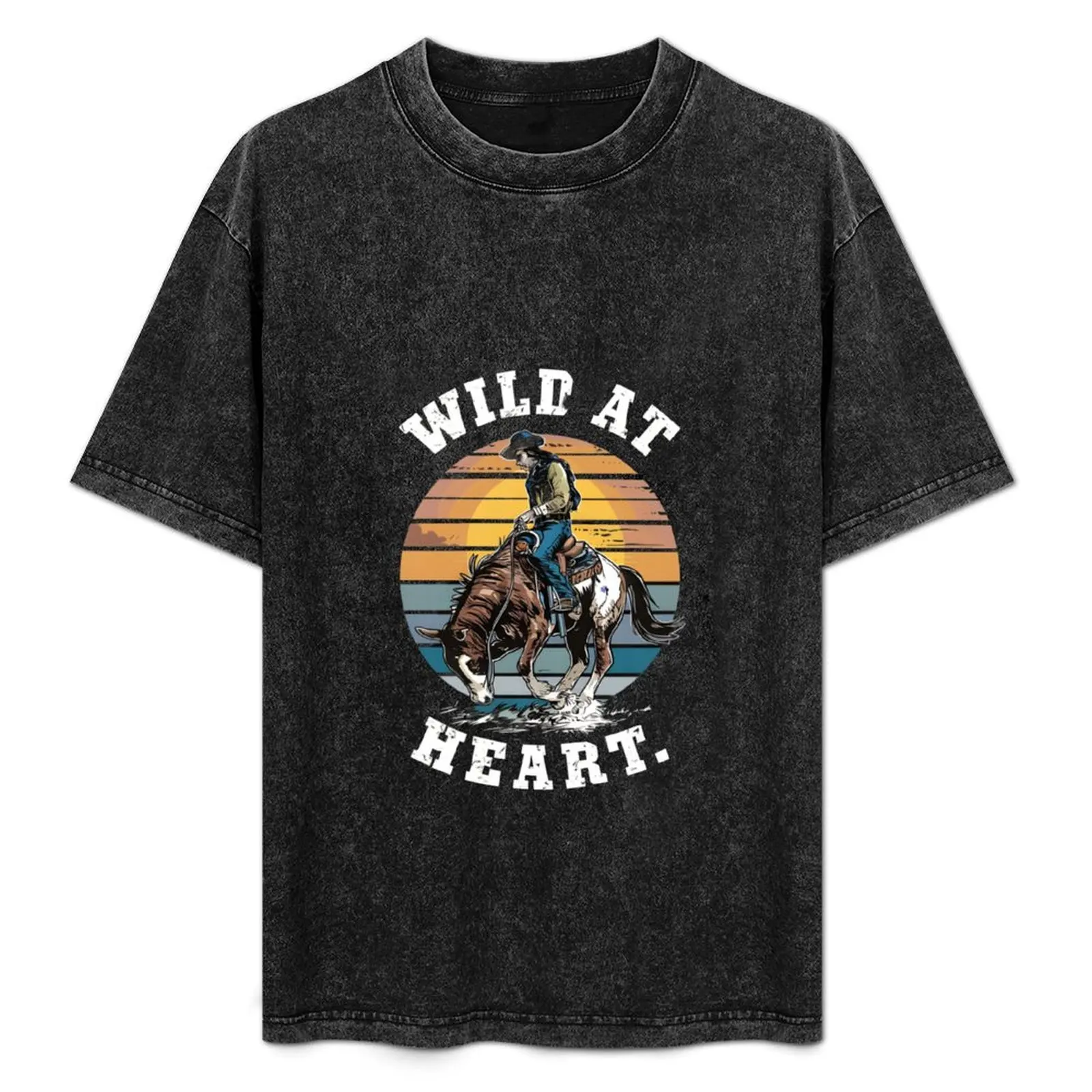 Wild West Adventure - Cowboy Carter Riding Bronco T-Shirt Aesthetic clothing vintage anime shirt mens clothes