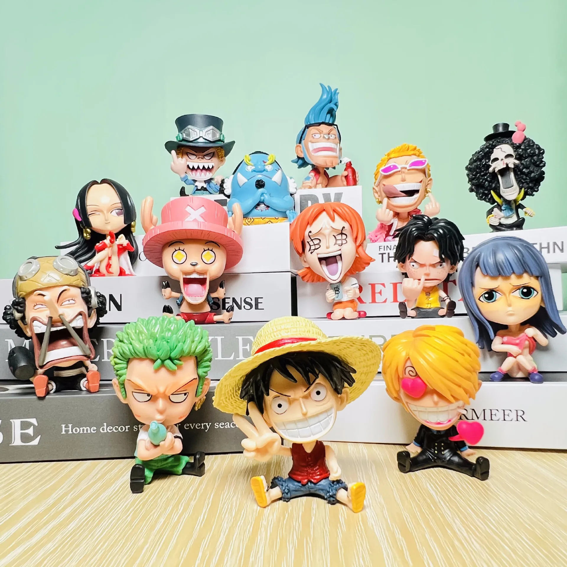 One Piece Action Figures Luffy Zoro Nami Sanji Robin Hancock Doflamingo Anime Model Figuras Kids Toys Birthday Gifts Decoration