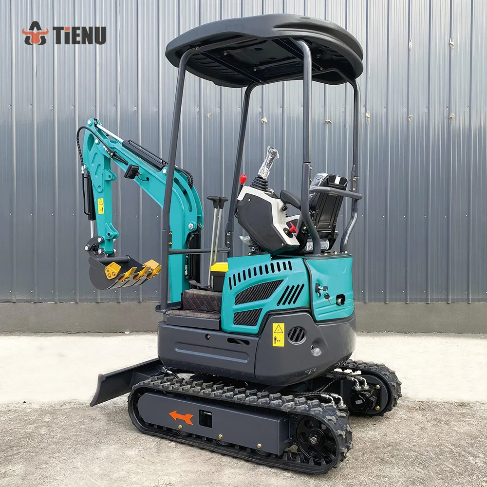 Hot Selling EPA Compliant Mini Excavator 1.6 Ton 1.2 Ton Agriculture  Mini Diggers Hydraulic Diesel Excavator Machine Price