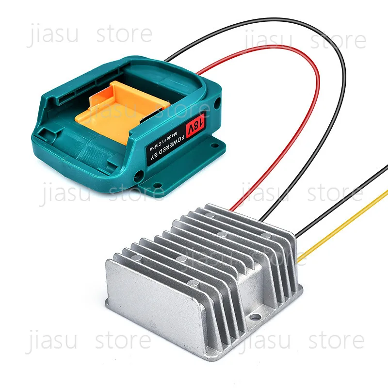 Universal 180W 15A Voltage Reducer 18V to 12V Adapter for M akita BL1860 Battery Power Supply
