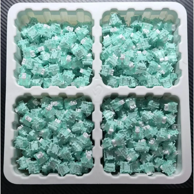 Jade Pro Magnetic Switch 32gf HIFI Creamy RGB Switches Hall Effect RT0.001mm for Wooting60 75% Magnetic Keyboard Gaming POM PA66