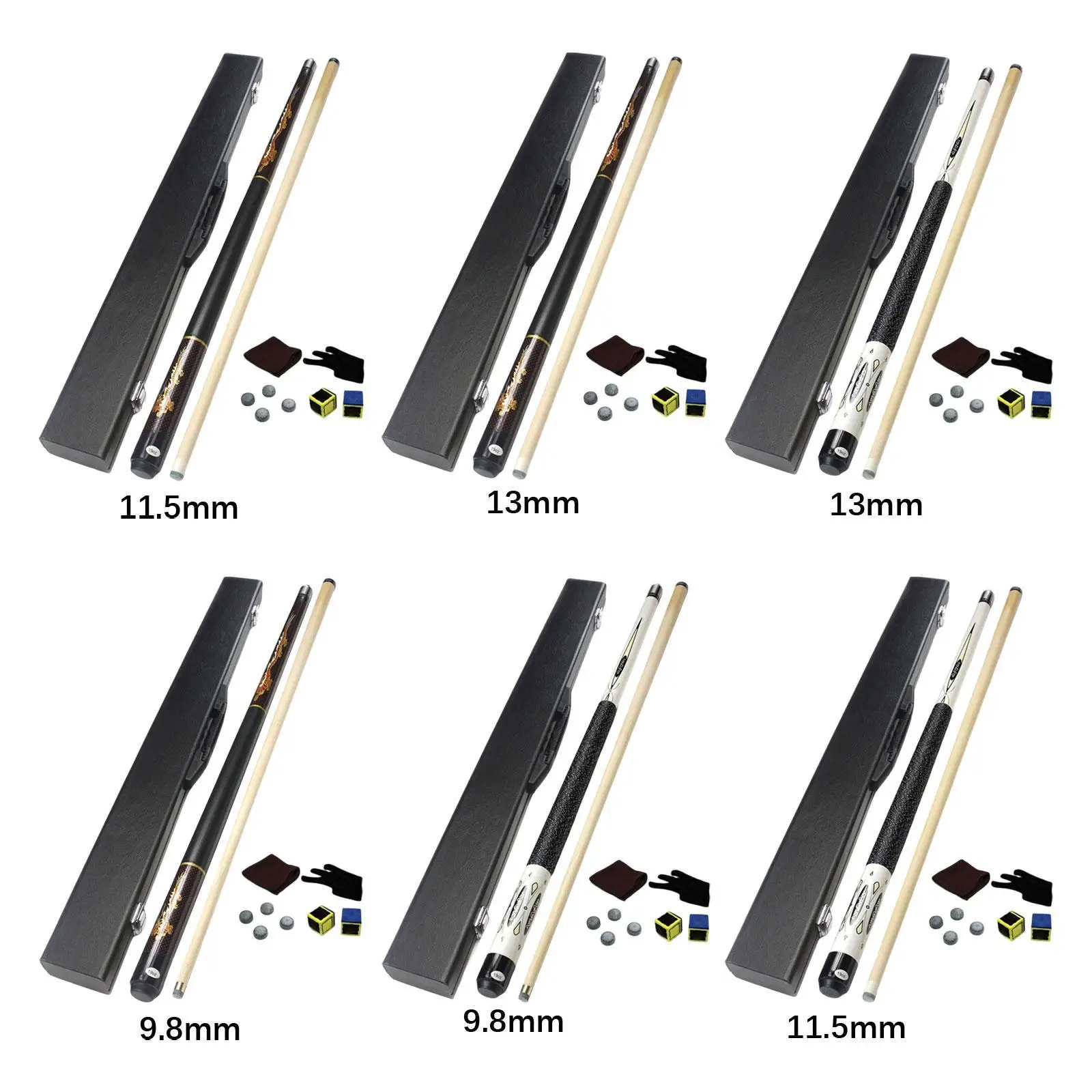 

Pool Cue Stick Pool Stick Billiards Accessories Black Eight Final with Three Finger Glove Billiard Cue Billiard Pool Stick