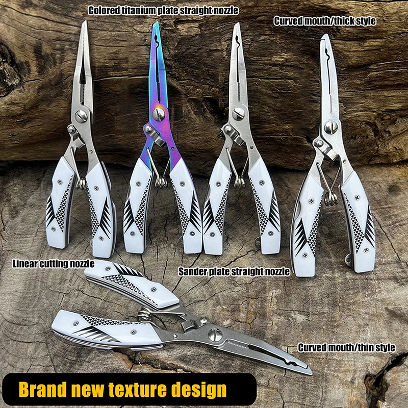 Multifunctional Nose Fishing Pliers Stainless Steel Titanium Open Ring Pliers For Fish Control Hook