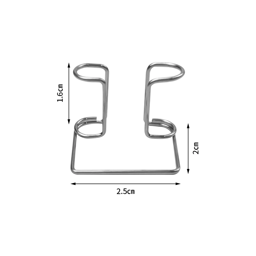 4Pcs Dental Baumwolle Rollen Halter Clip Edelstahl Dental Labor Liefert Klinik Ortho Isolator Werkzeug Autoklavierbar Baumwolle Rolle Clip