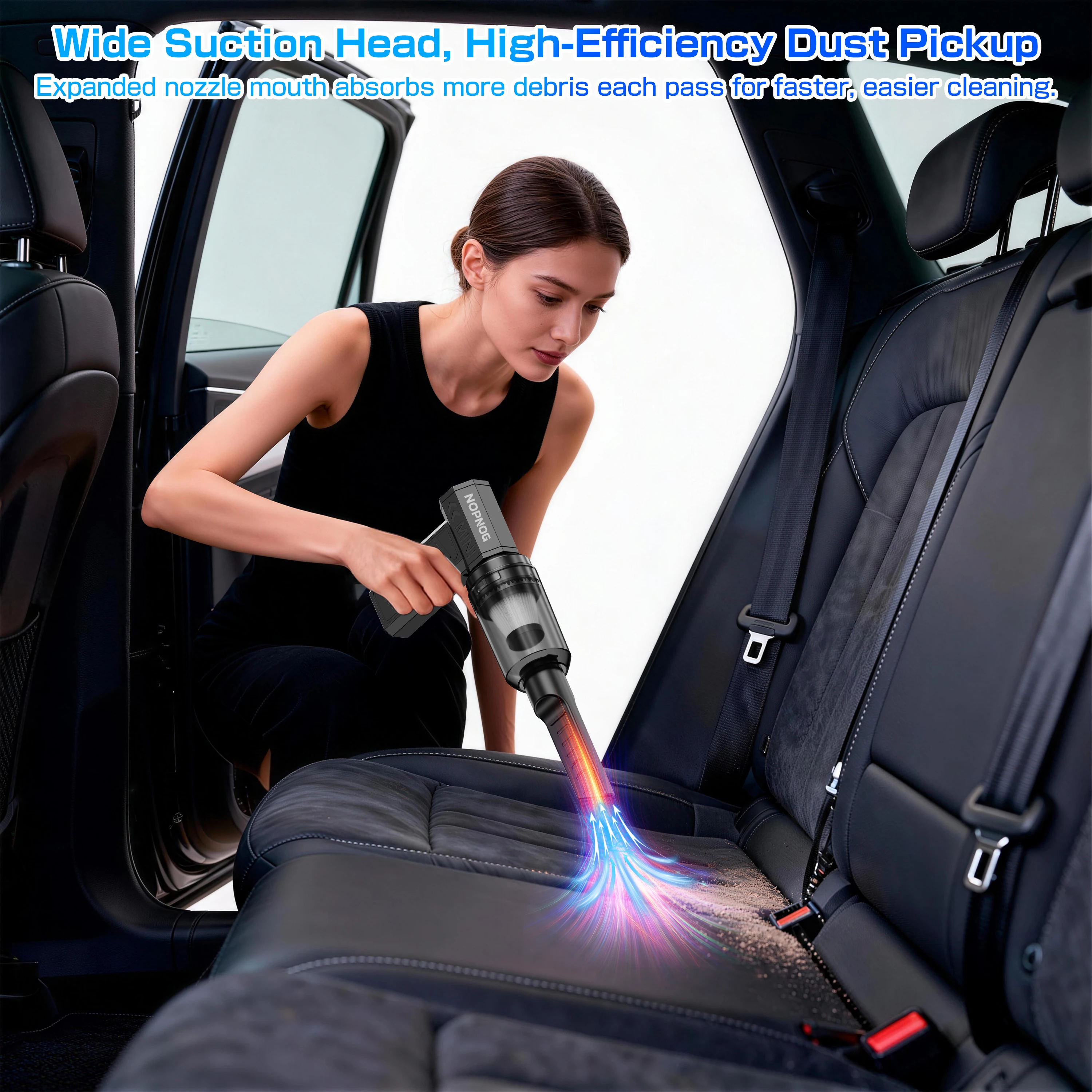 Aspiradora de Teclado para Computadora, Herramienta de Limpieza con Ventilador Turbo, Soplador de Aire Eléctrico, Secador de Pelo, Ventilador de Chorro Potente para Coche, RV, Hogar, Exteriores, Camping, Accesorios Uni