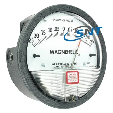 

Good Quality Differential Pressure Gauge,0.25In To 0 To 0.25In H2O For Clean Room