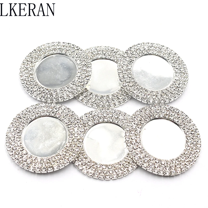 LKERAN5PCS42 * 42MM Alloy Diamond Teeth For Diamond Slide Buckles, DIY Shoe Buckles, Buckle Angles, And Belt Decorative Buckles