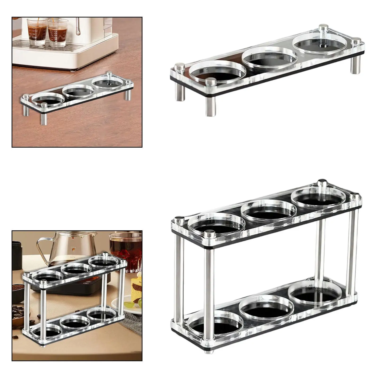 

Портативная подставка-держатель для трамбовки кофе из нержавеющей стали для кофейни/баров