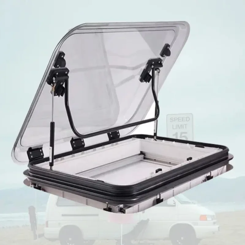 كوة RV ممتازة مقاس 800 × 500 مم مع حماية من الأشعة فوق البنفسجية وتصميم مانع للتسرب للمخيمات الحديثة #1