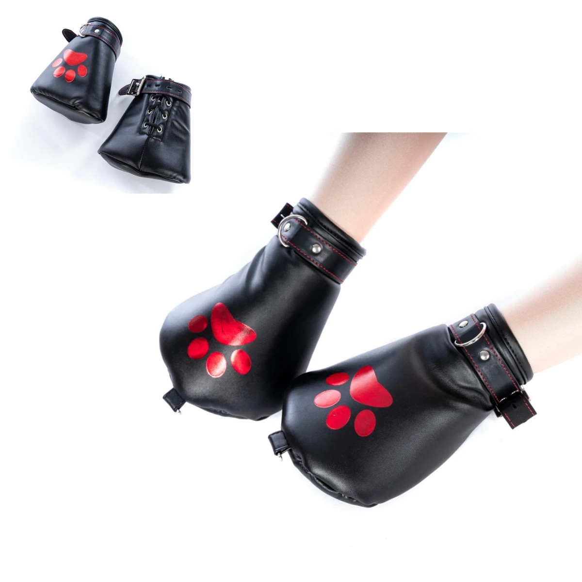 Boxing Dog Paw Gloves Stage Performance Props Cosplay Gloves Funny Festival Costume Party Halloween Party Performance Props