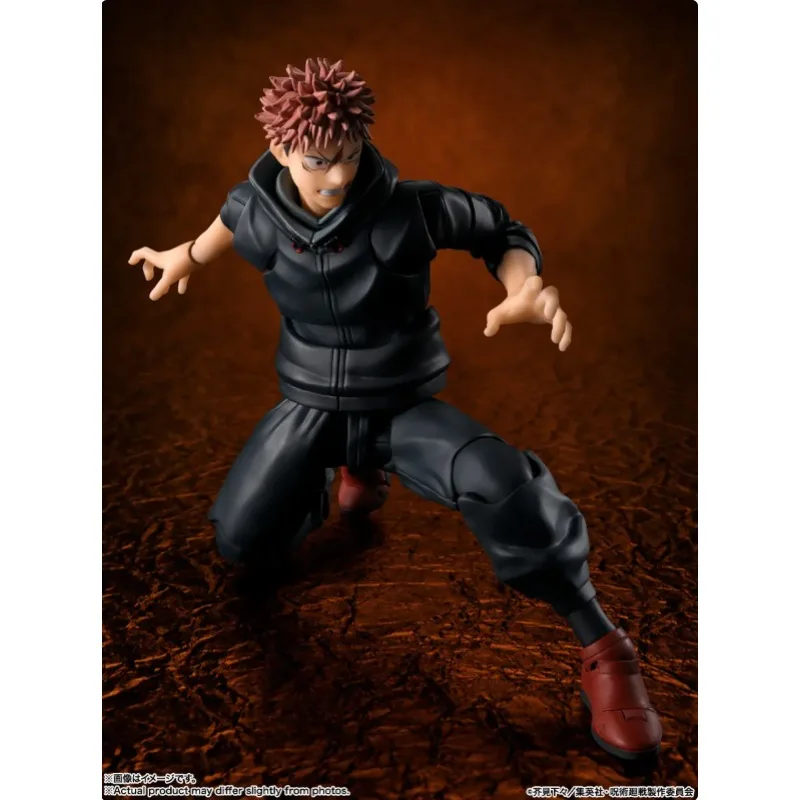 In Stock! Original Bandai SHF Jujutsu Kaisen Itadori Yuji Sukuna's Vessel Death Painting Action Anime Figures Models Toys Gifts view 5