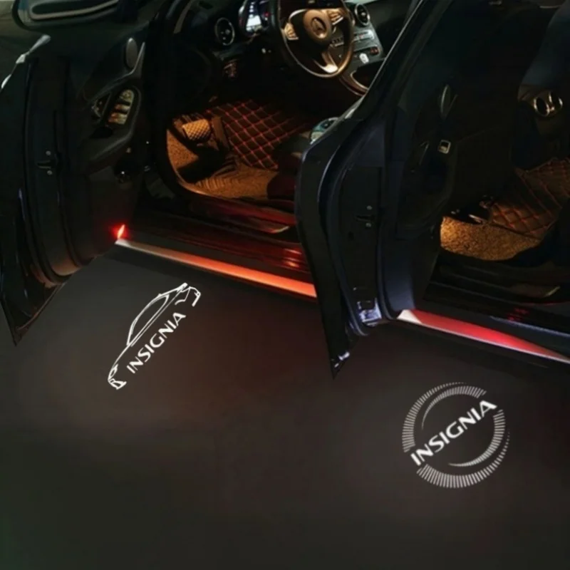 LED Car Door Logo Welcome Light For Opel Vauxhall Insignia 2009-2018 Canbus Error Free Ghost Shadow Projector Lamp 2PCS