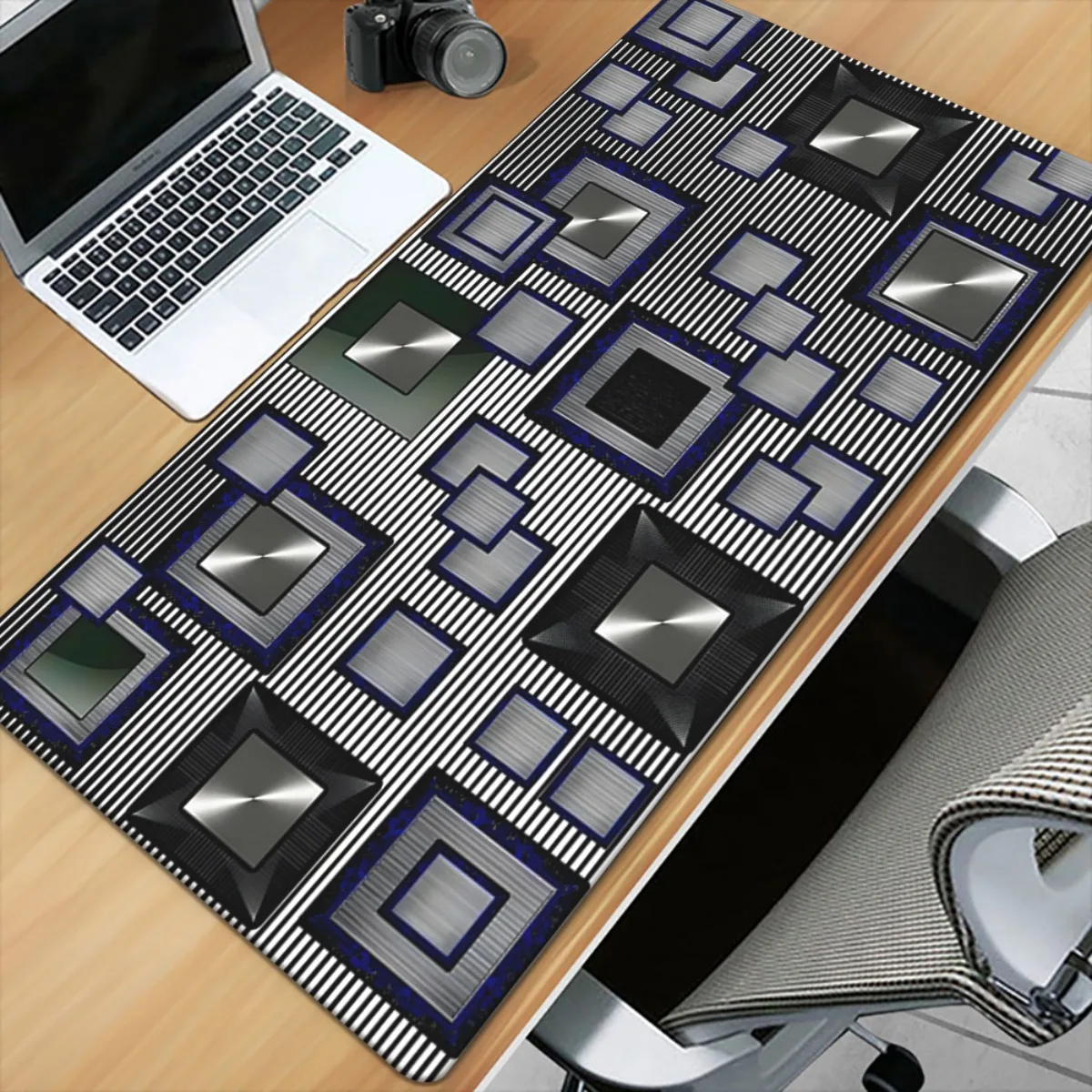 [Brand] Iron Art Square Mousepad HD Printed Multi Functional XXL Desk Mat Keyboard Gaming Office PC Gamer Computer Pad