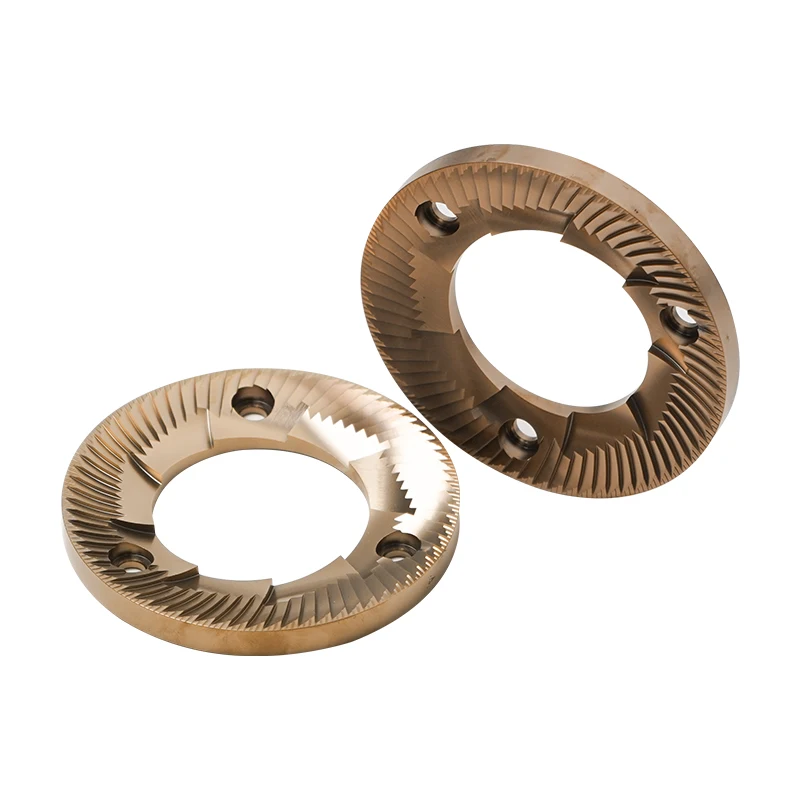 

Titanium Industrial Coffee Espresso Grinder 98mm Flat Burr Commercial Stainless Steel Coffee Grinder Ek43