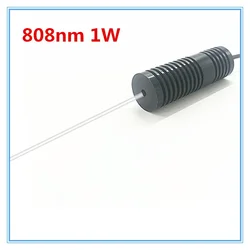 20x60mm 12V/24V DC Small Size Powerful Cutting Laser 808nm 1W IR Infrared Dot Laser Module for Night Vision
