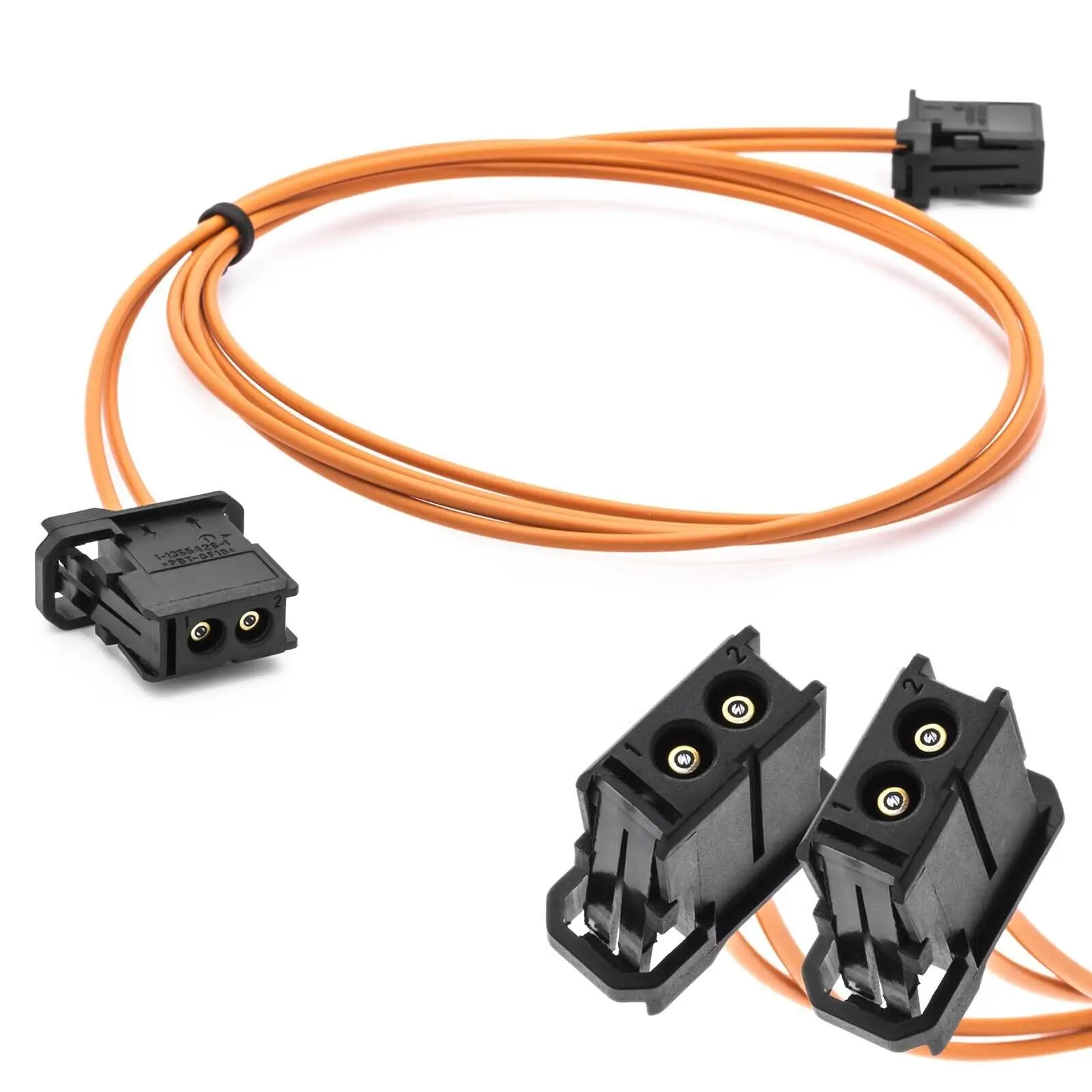Imagem -02 - Carro Mais Fiber Optic Cabo Grupo Extensão para Bmw Audi Mercedes Auto Acessórios Audio Power Amplifier Circuit 1m