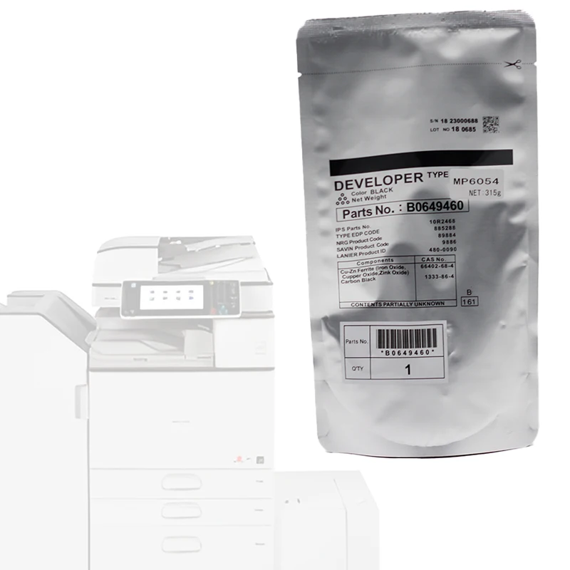 

Новый совместимый порошок разработчика для Ricoh MP2554 3554 3054 4054 5054 6054 3055 2555, детали копировального аппарата D1979640 D1979641 разработчик