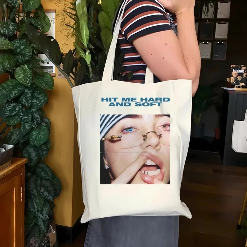 

Женская сумка через плечо, американская крутая холщовая ткань с принтом персонажей, прочная многофункциональная сумка большой вместимости, ручные сумки