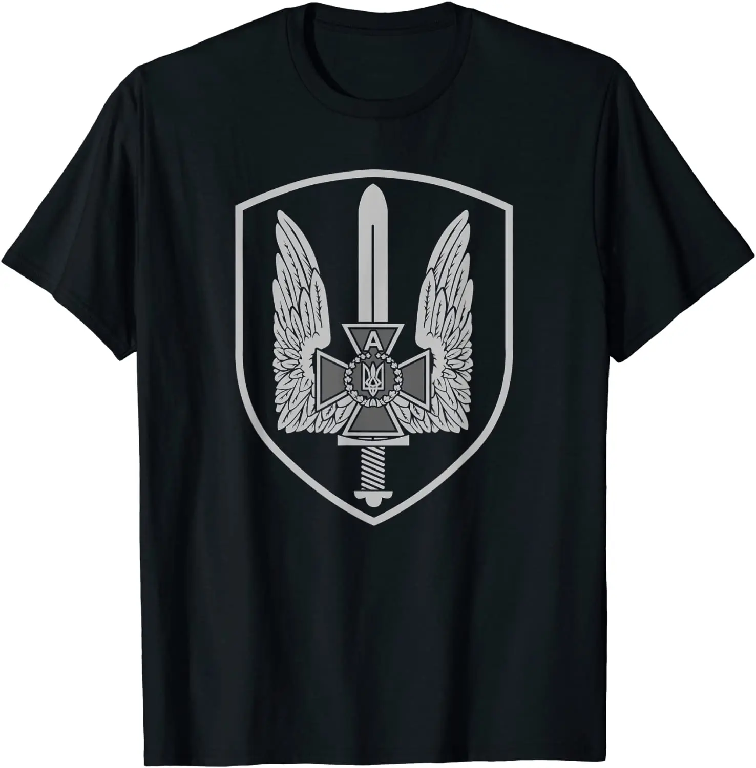 Ukraine Special Forces Alpha Group Spetsnaz SBU Men T-shirt Short Casual 100% Cotton Shirts Size S-3XL