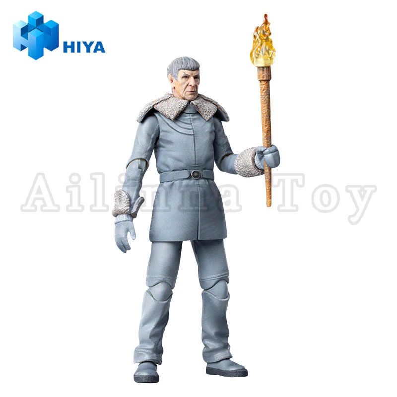 [Pre-Order]HIYA 1/18 4inch Action Figure Exquisite Mini Series STAR TREK 2009 Spock Prime Anime For Gift Free Shipping