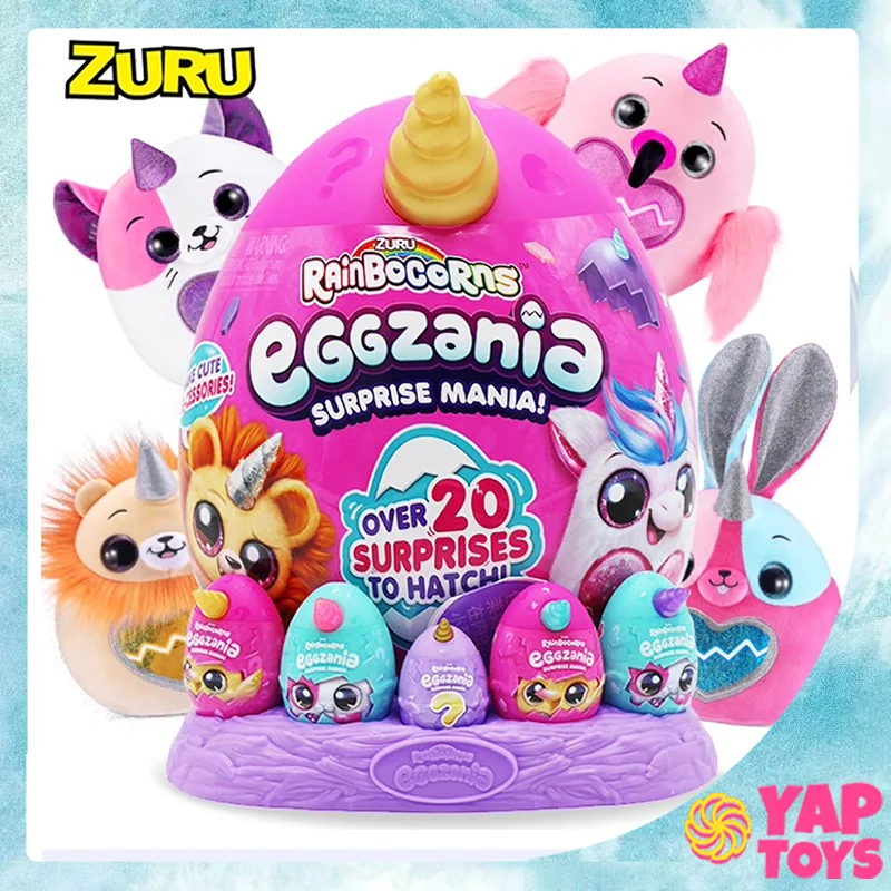 

Zuru Rainbocorns Eggzania Surprise Mania Magic Egg Toy Doll Action Figures Cute Doll Children Toys Birthday Gift