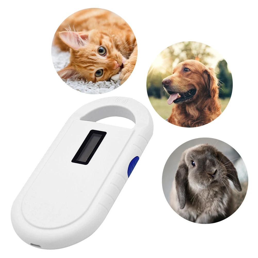 قارئ رفيد الحيوان 125 كيلو هرتز 134.2 كيلو هرتز الحيوانات الأليفة القط الكلب رقاقة الماسح الضوئي USB/بلوتوث متوافق مع ISO 11784/11785/FDX-B/ID64