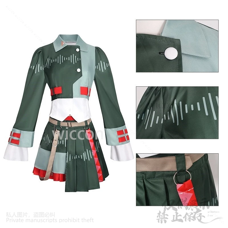 애니메이션 Vtuber Youtuber 코스프레 Kasane Tetoo 새로운 의상 ホロライブ 신디사이저 드레스 섹시한 카와이 로리타 가발 Jirai Kei Girls Customized