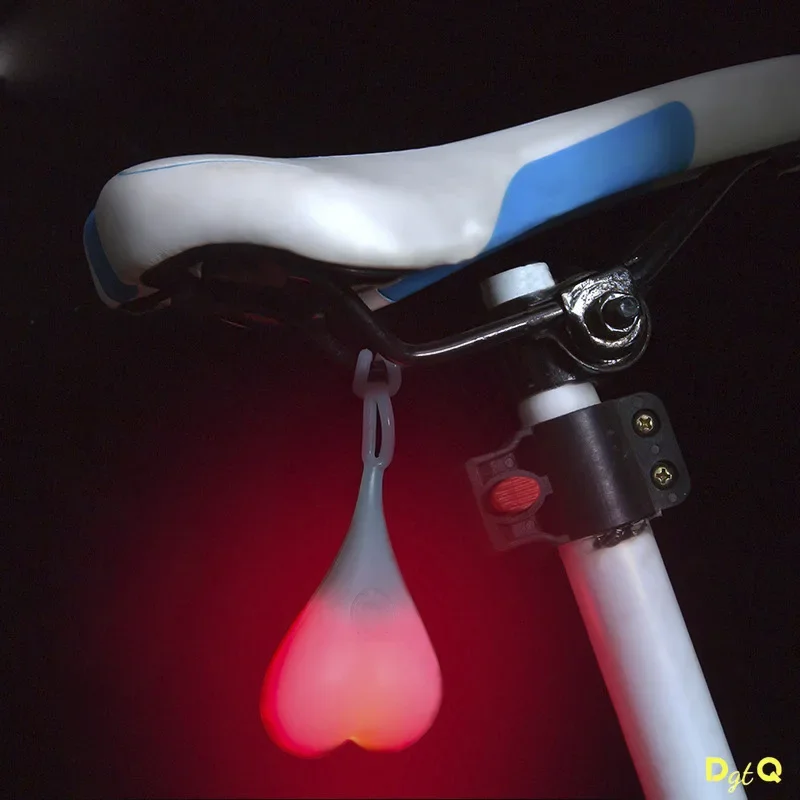 

Bicycle Novelty Light Creative Bike Rear Taillight Testicle Egg Ball Safety Warning Light Riding Cycling Waterproof LED Lamp