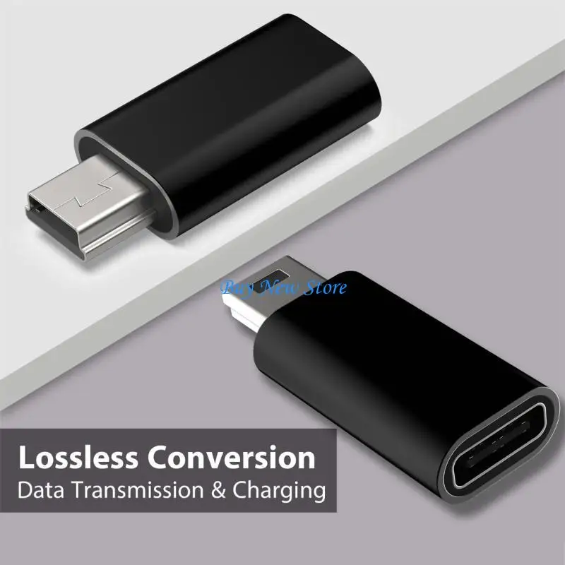 

20ce mini USB до USB C Adapter Type C Женский до мини -USB -конвертер адаптер конвертер 480 Мбит / с для ноутбука для ноутбука