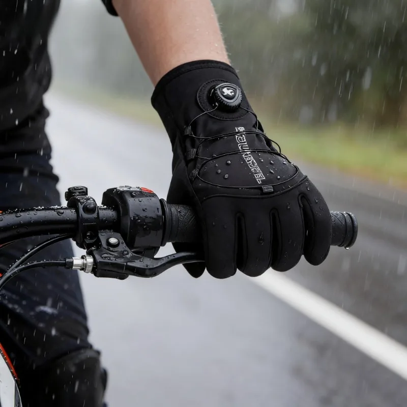 

Мотоциклетные перчатки с сенсорным экраном, зимние велосипедные перчатки для улицы, ветрозащитные, для спорта, катания на лыжах, водонепроницаемые для бега